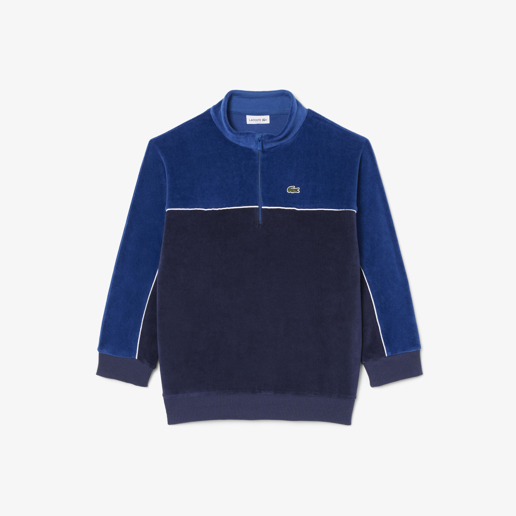 سويت شيرت مخملي بسحاب وألوان متعددة سويت شيرت مخملي بسحاب وألوان متعددة