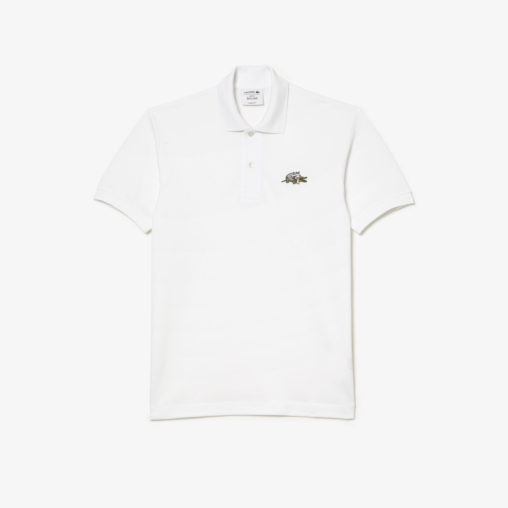 تيشيرت بولو قطن عضوي للرجال مجموعة Lacoste x Netflix تيشيرت بولو قطن عضوي للرجال مجموعة Lacoste x Netflix