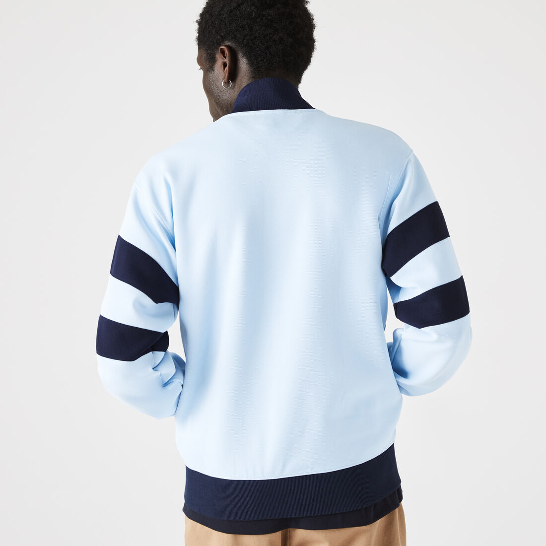 سويت شيرت رجالي من مزيج القطن بسحاب بتصميم تيدي التراثي سويت شيرت رجالي من مزيج القطن بسحاب بتصميم تيدي التراثي