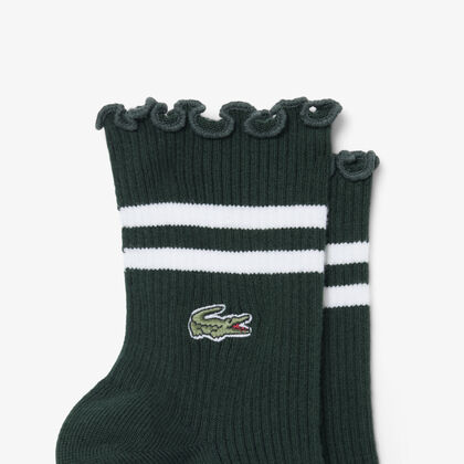2-Pack Frilled Socks lacoste 2 pack frilled socks