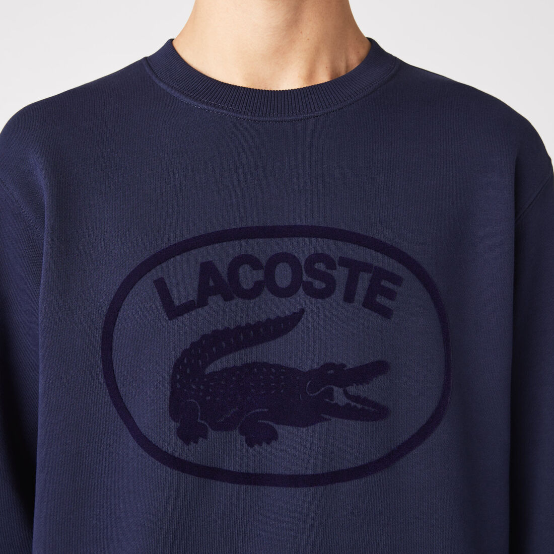 Men's Lacoste Relaxed Fit Organic Cotton Sweatshirt Men's Lacoste Relaxed Fit Organic Cotton Sweatshirt