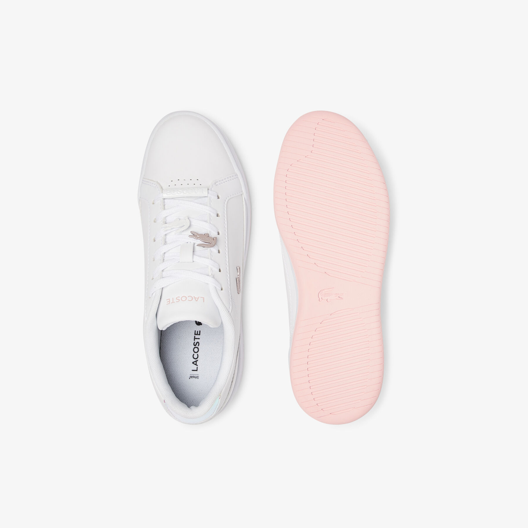 lacoste women s challenge leather and synthetic sneakers