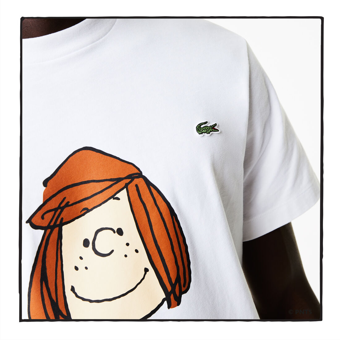 Men’s Lacoste x Peanuts Crew Neck Organic Cotton T-shirt Men’s Lacoste x Peanuts Crew Neck Organic Cotton T-shirt