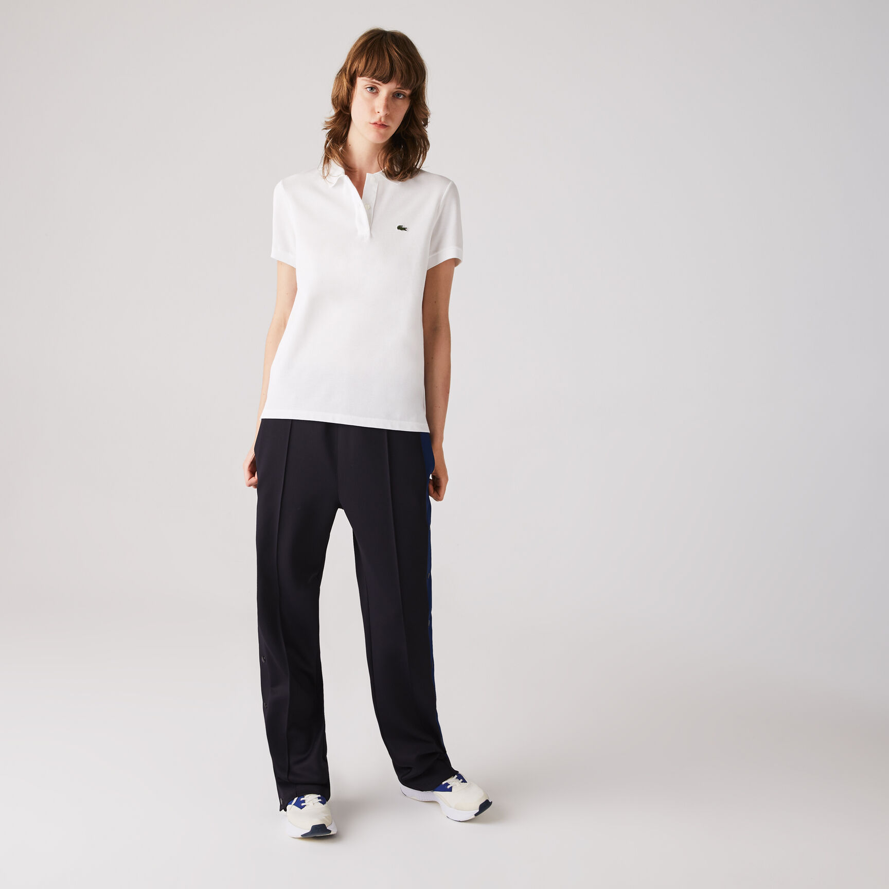 Women's Lacoste Regular Fit Soft Cotton Petit Pique Polo Shirt Women's Lacoste Regular Fit Soft Cotton Petit Pique Polo Shirt