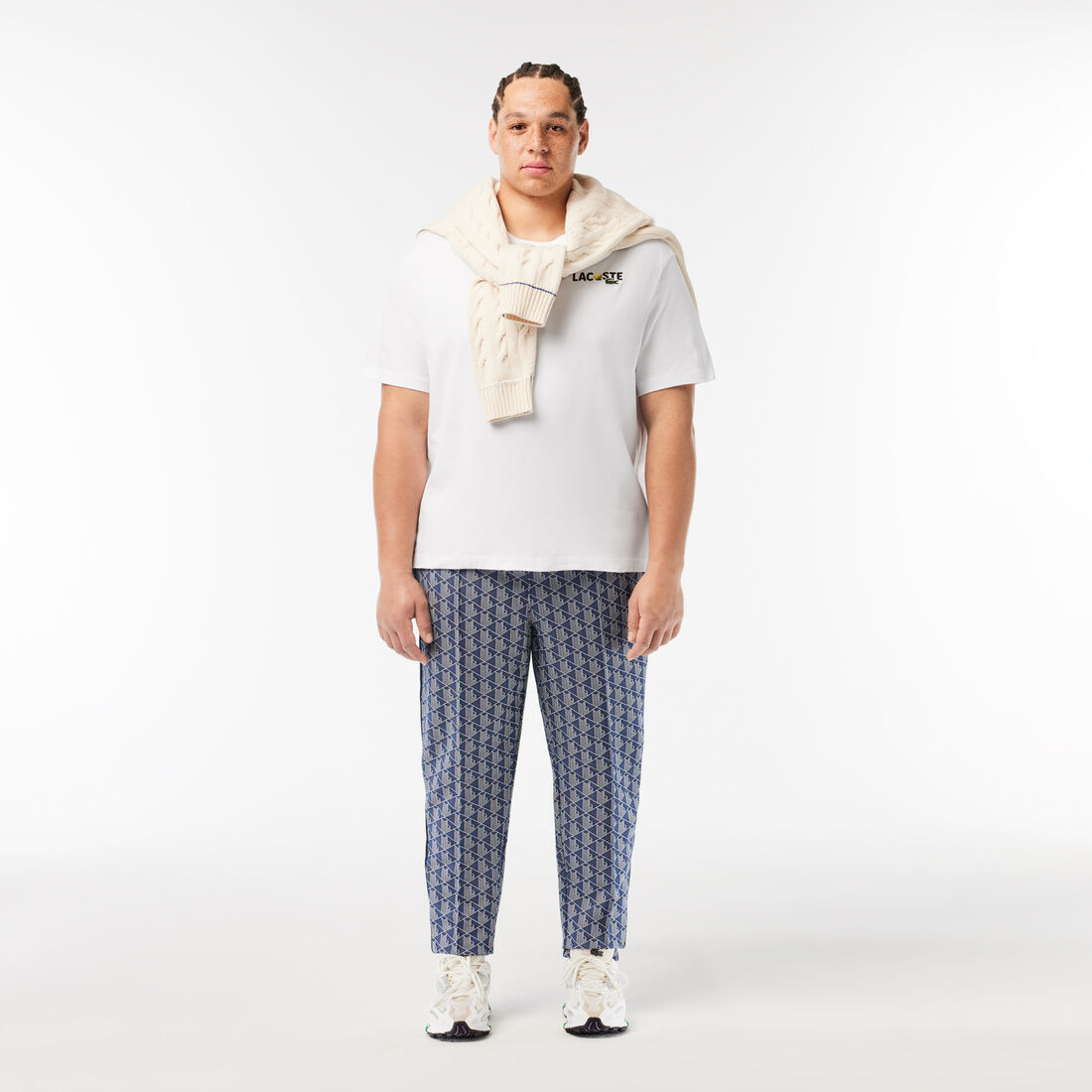 تي شيرت جيرسيه قطني ثقيل بطبعة خلفية تي شيرت جيرسيه قطني ثقيل بطبعة خلفية