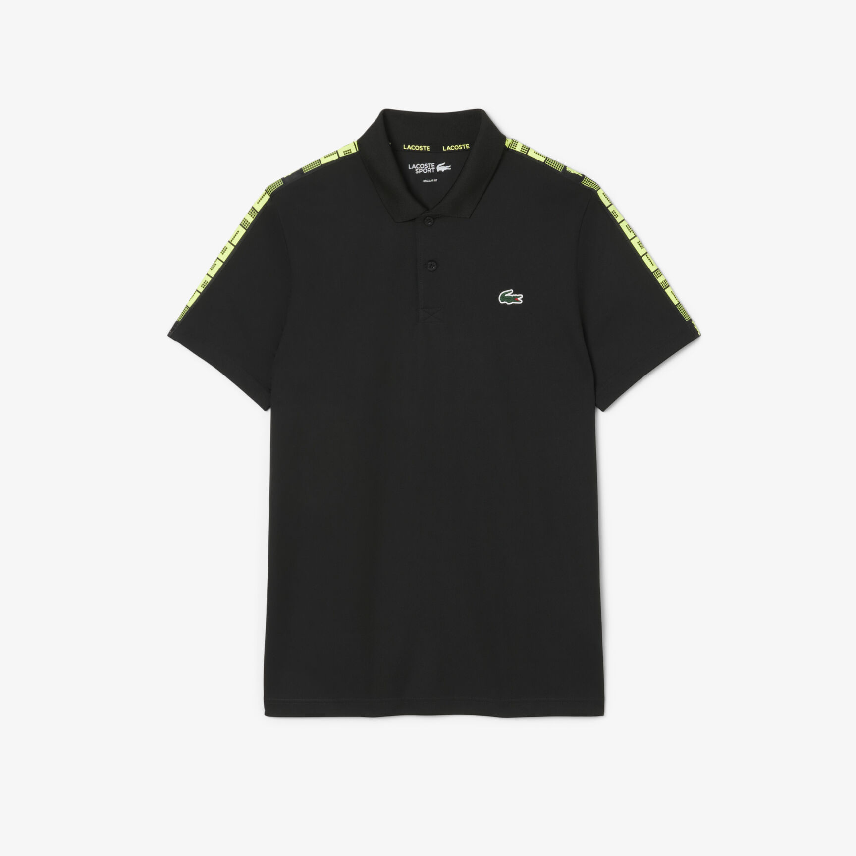 Ultra Dry Branded Stripe Tennis Polo Shirt