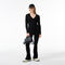 lacoste seamless ribbed knit flared leggings