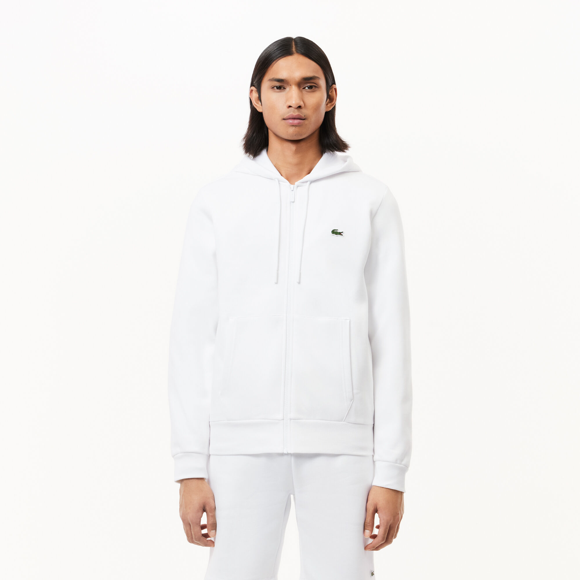 Lacoste fleece hoodie clearance