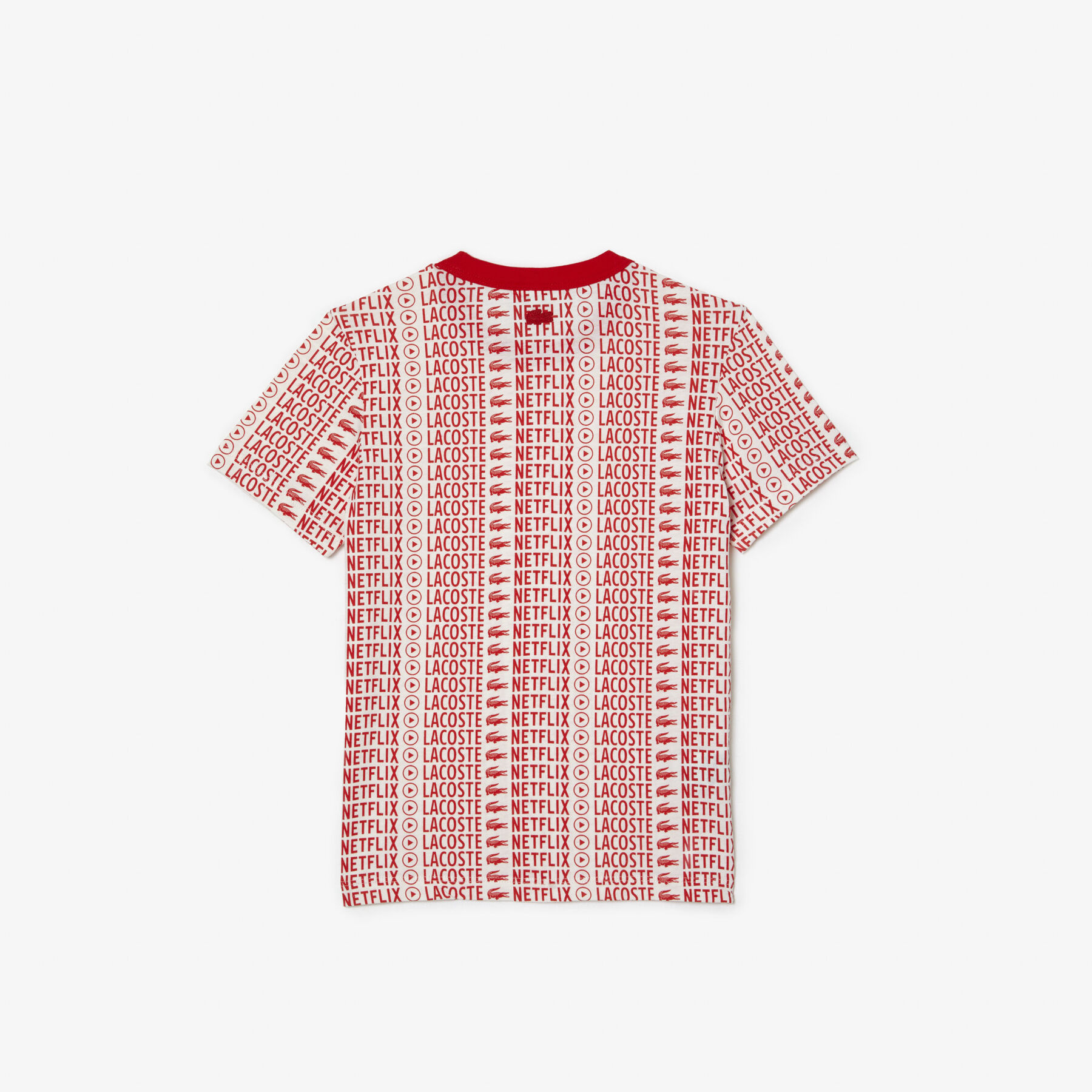 تيشيرت بطبعة قطن عضوي للأطفال مجموعة Lacoste x Netflix لاكوست تيشيرت بطبعة قطن عضوي للأطفال مجموعة lacoste x netflix