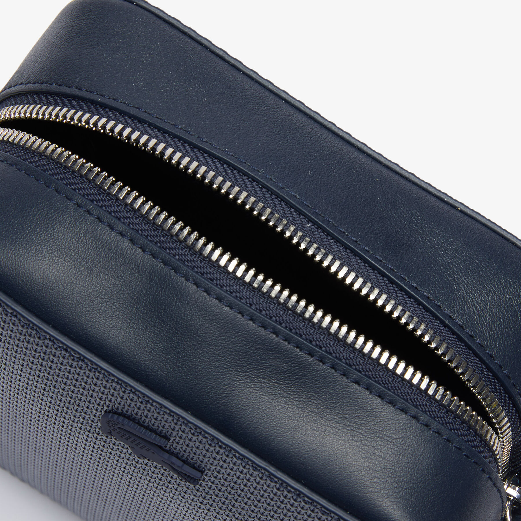 Women's Chantaco Small Matte Piqué Leather Square Shoulder Bag lacoste women s chantaco small matte piqu leather square shoulder bag