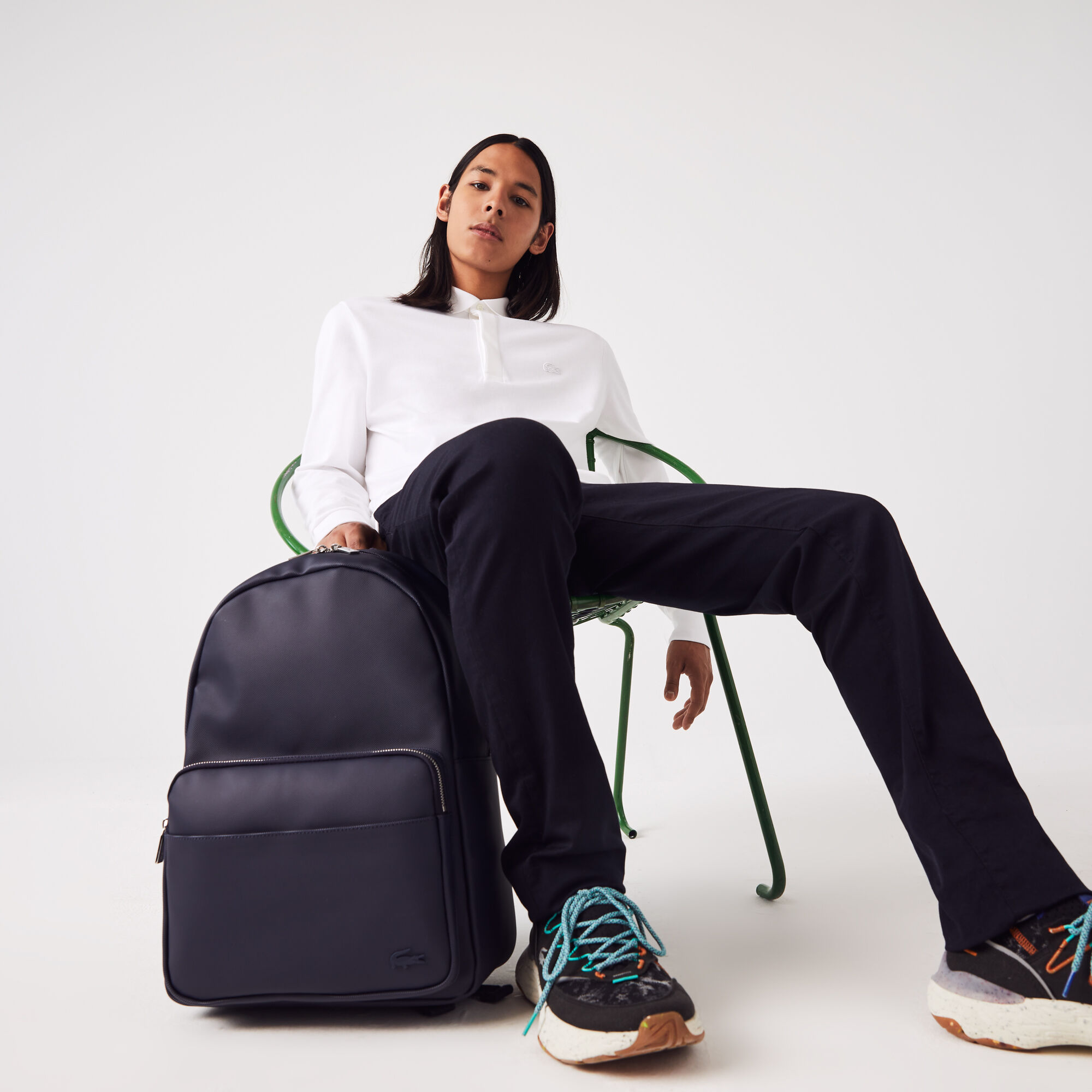 Lacoste men's classic online petit piqué backpack