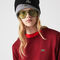 lacoste relaxed fit fleece crew neck sweatshirt