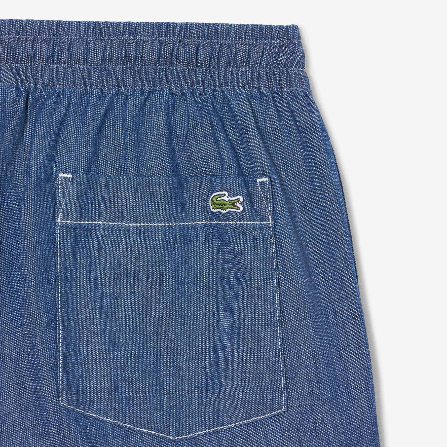 Relaxed Fit Denim Shorts lacoste relaxed fit denim shorts