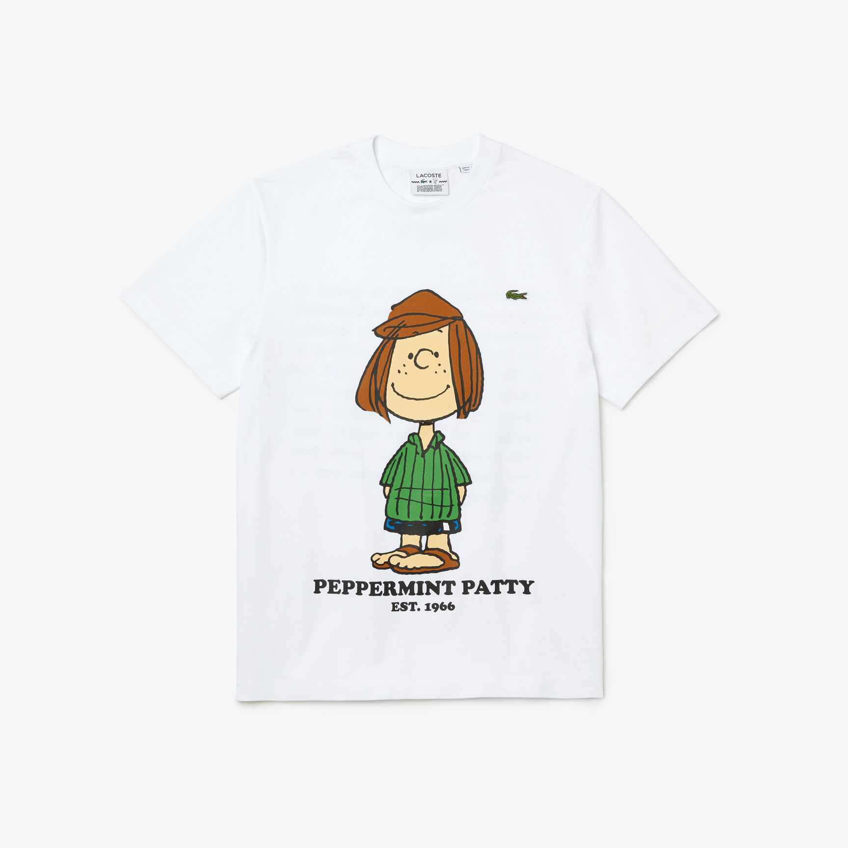 Men&rsquo;s Lacoste x Peanuts Crew Neck Organic Cotton T-shirt