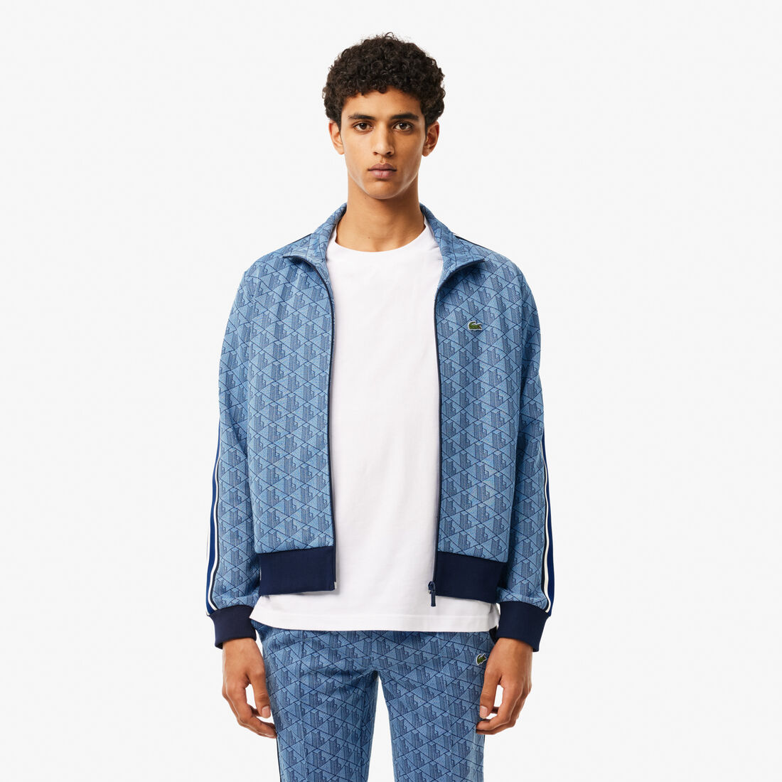 Paris Zip-Up Jacquard Track Jacket