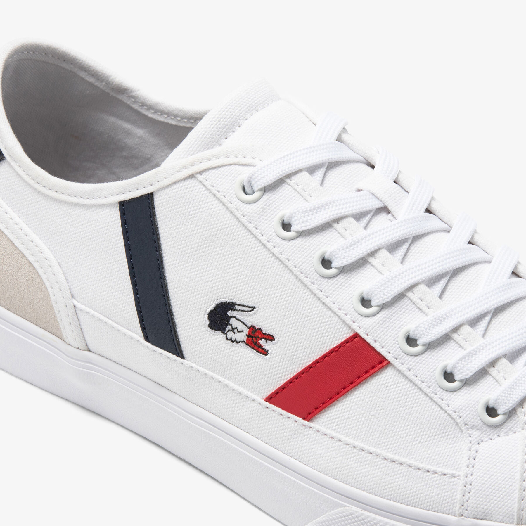 Men's Lacoste Sideline Pro Textile Tricolour Trainers men s lacoste sideline pro textile tricolour trainers