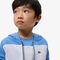 lacoste colorblock zipped hoodie