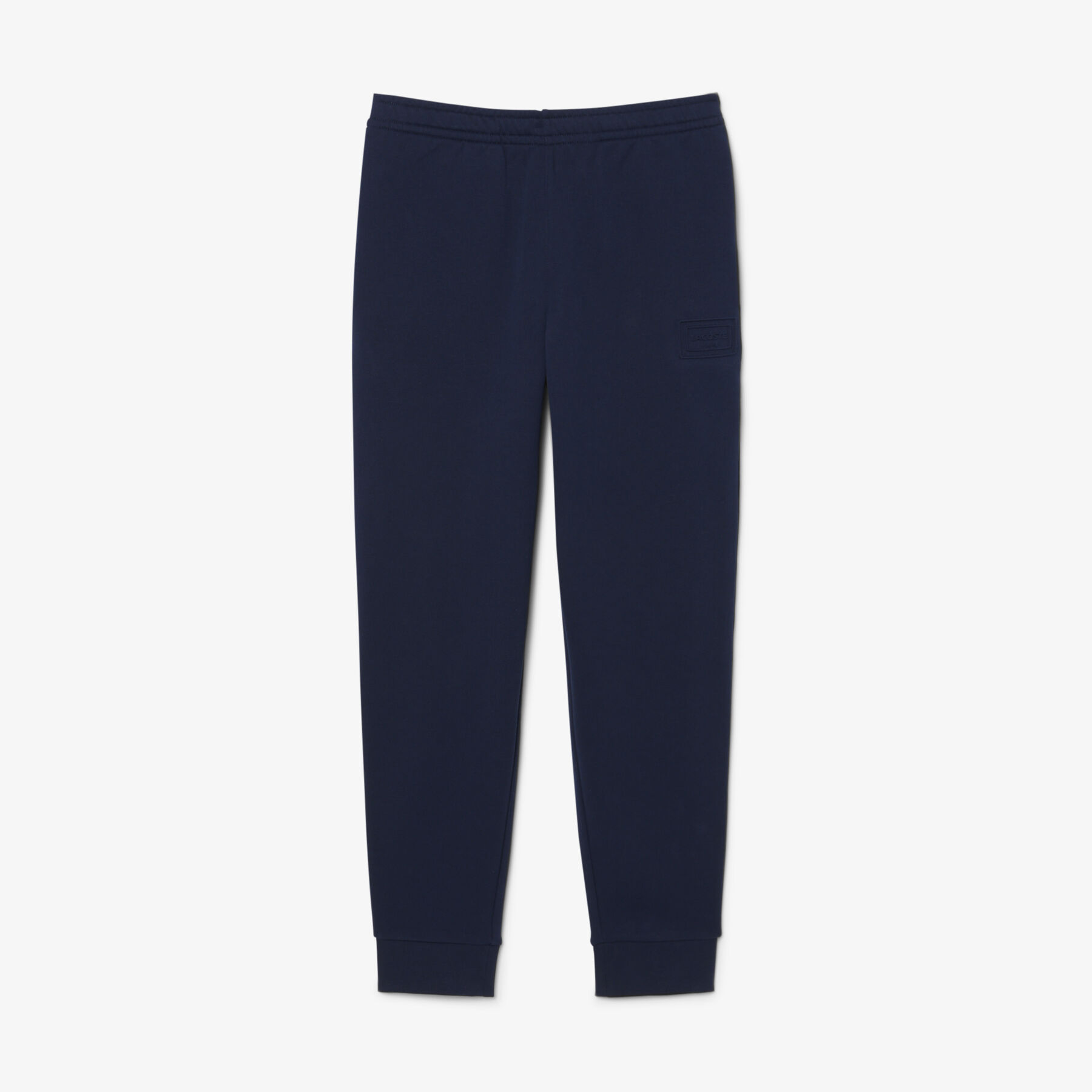 lacoste embossed branding sweatpants