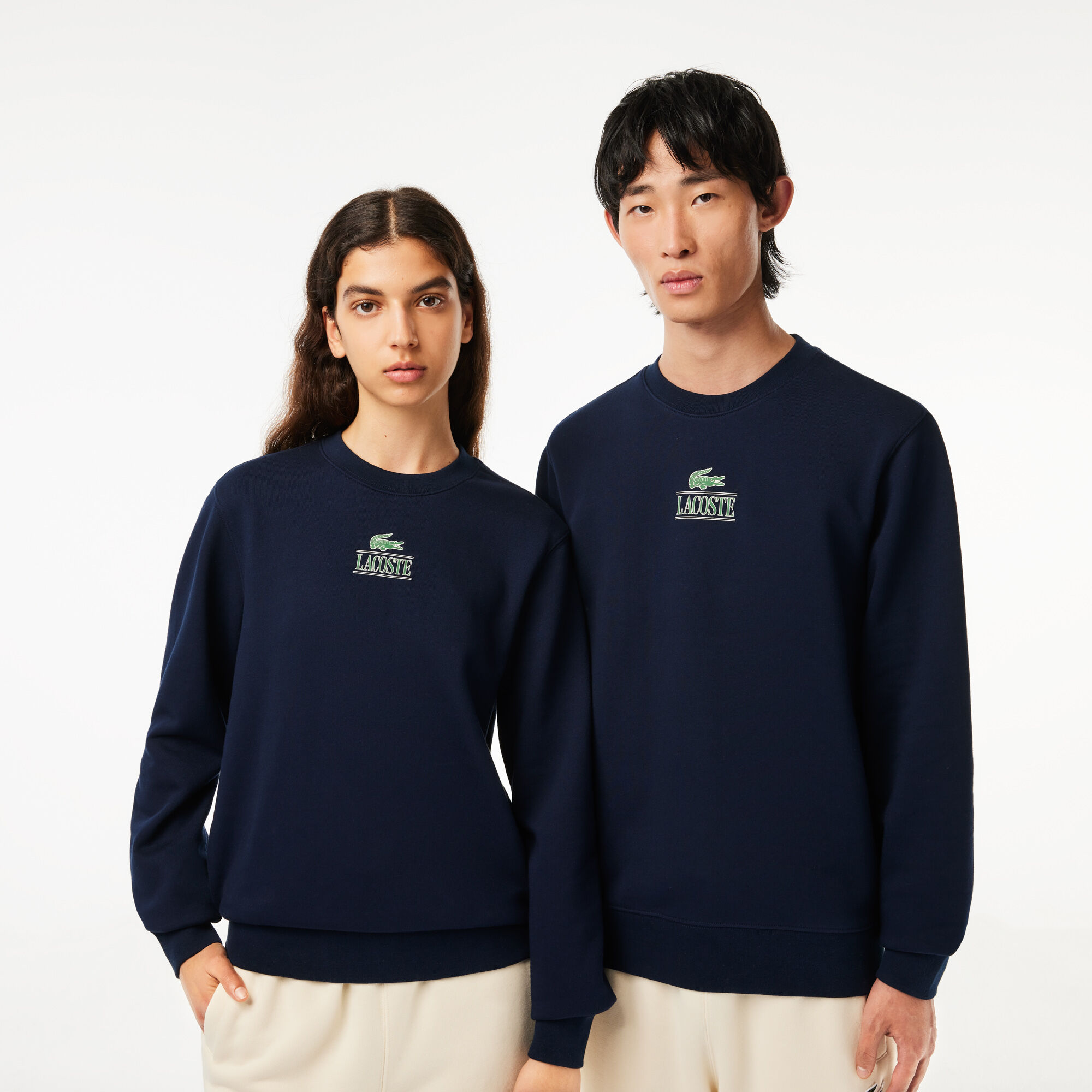 Sweat lacoste signature sale