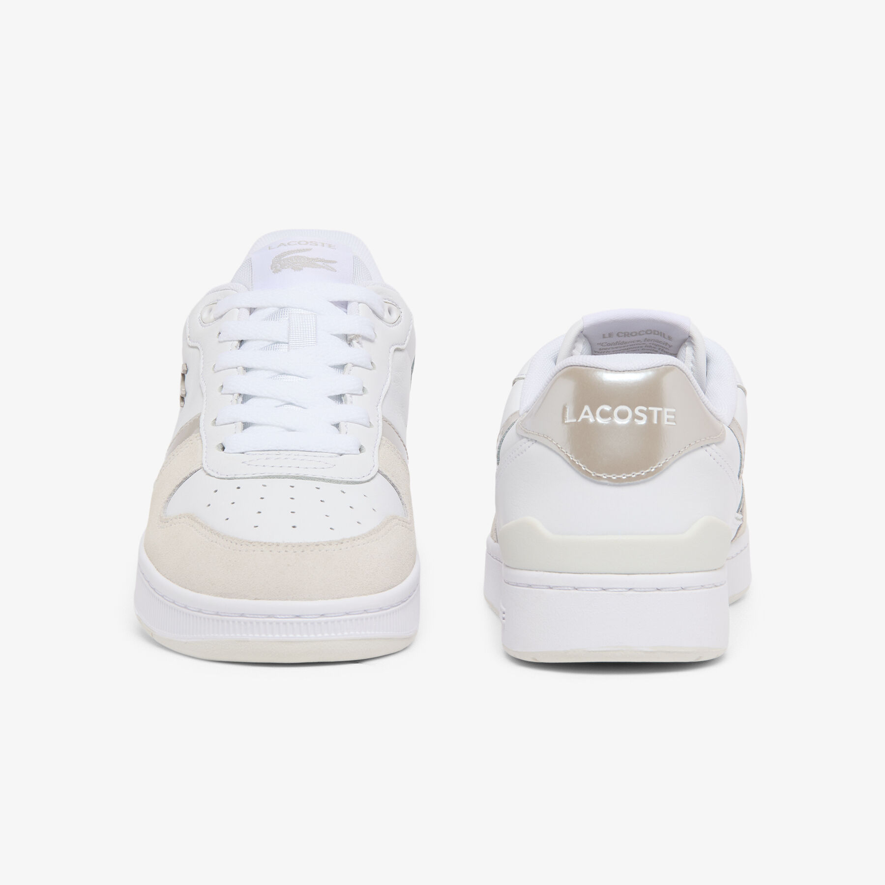 Women's T-Clip Set Leather Sneakers lacoste women s t clip set leather sneakers