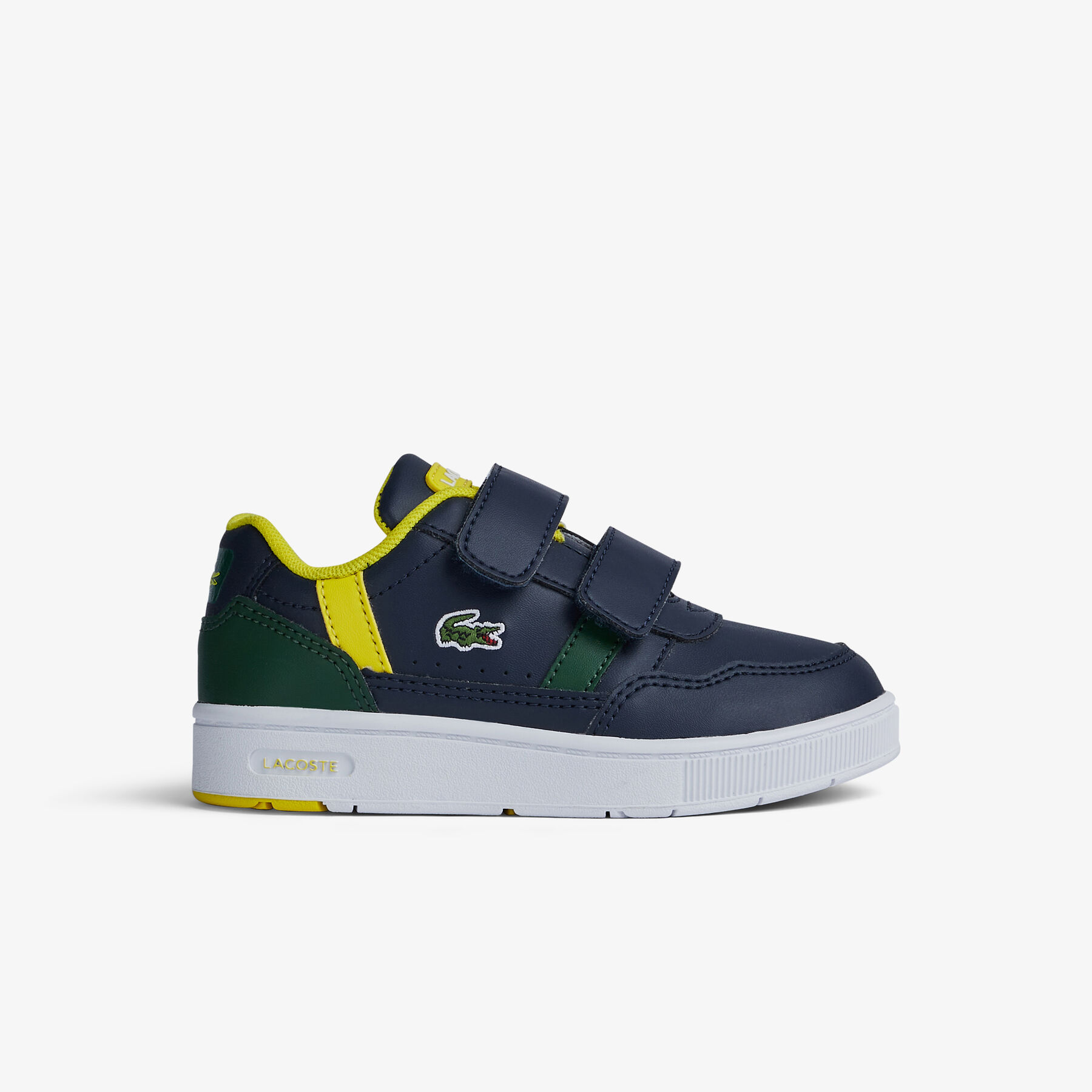 Infants' Lacoste T-Clip Synthetic Colour-Pop Trainers infants lacoste t clip synthetic colour pop trainers