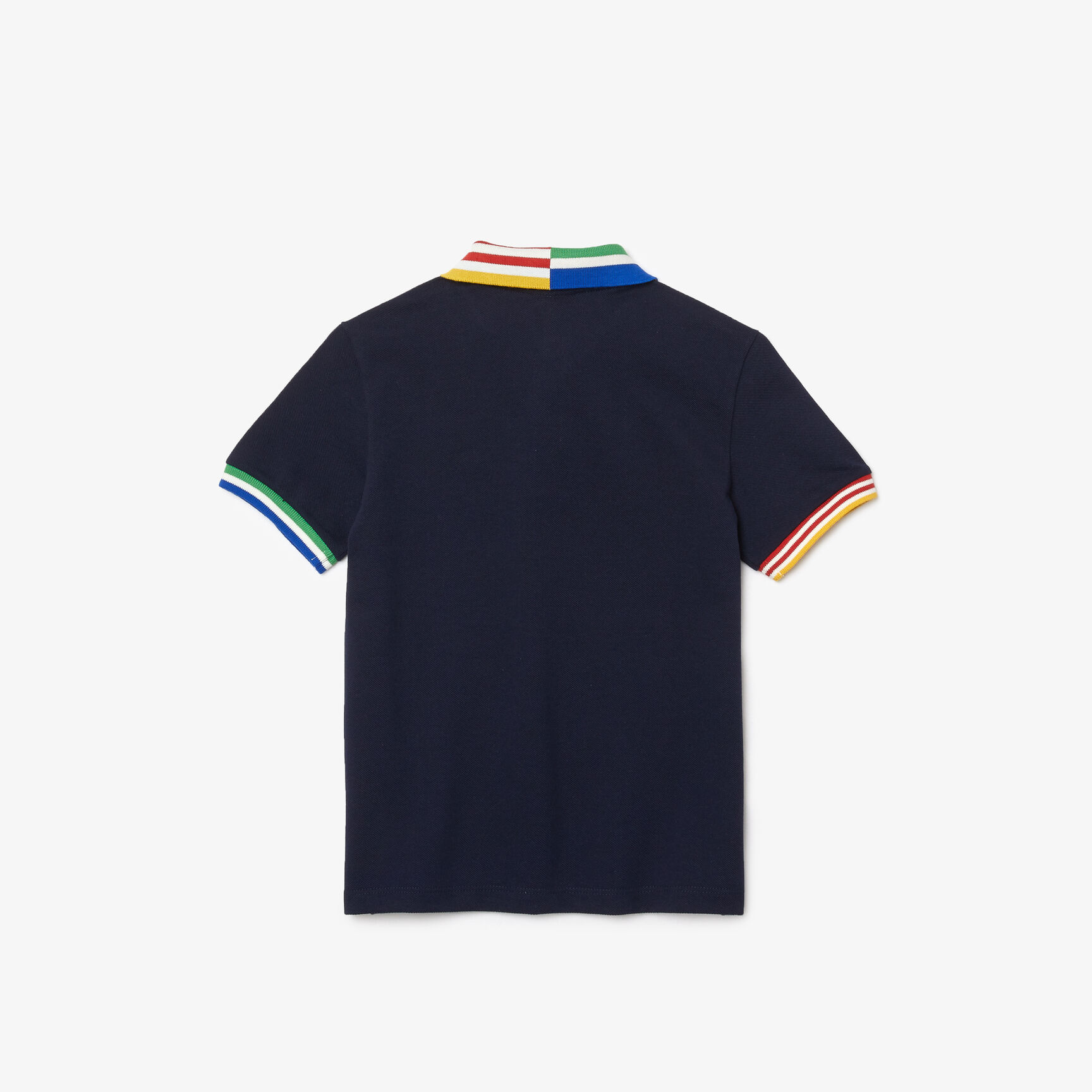 Boys&rsquo; Lacoste Striped Accents Cotton Piqu&eacute; Polo