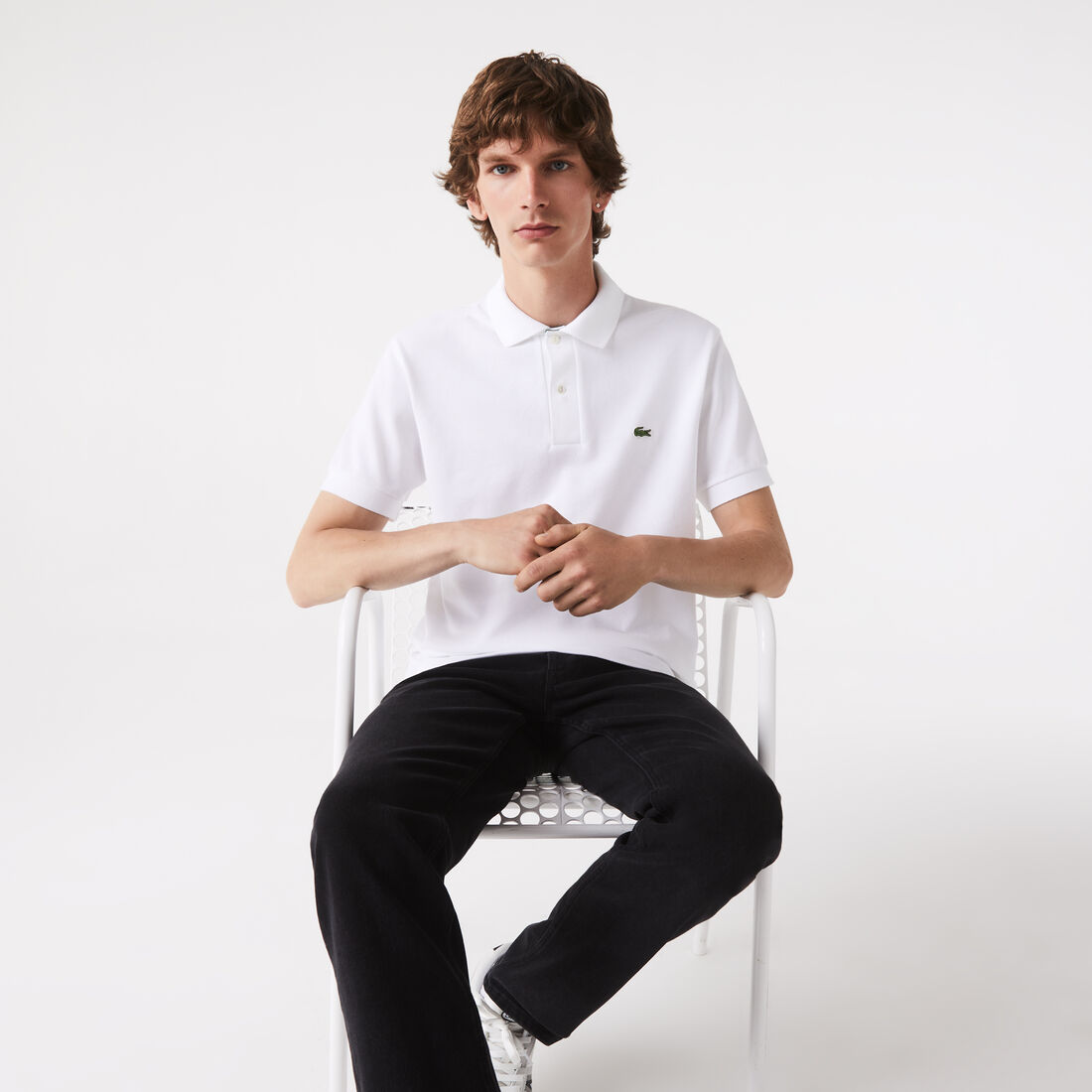 Men's Lacoste Classic Fit L.12.21 Organic Cotton Pique Polo Shirt