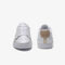 lacoste women s carnaby evo satin and leather trainers