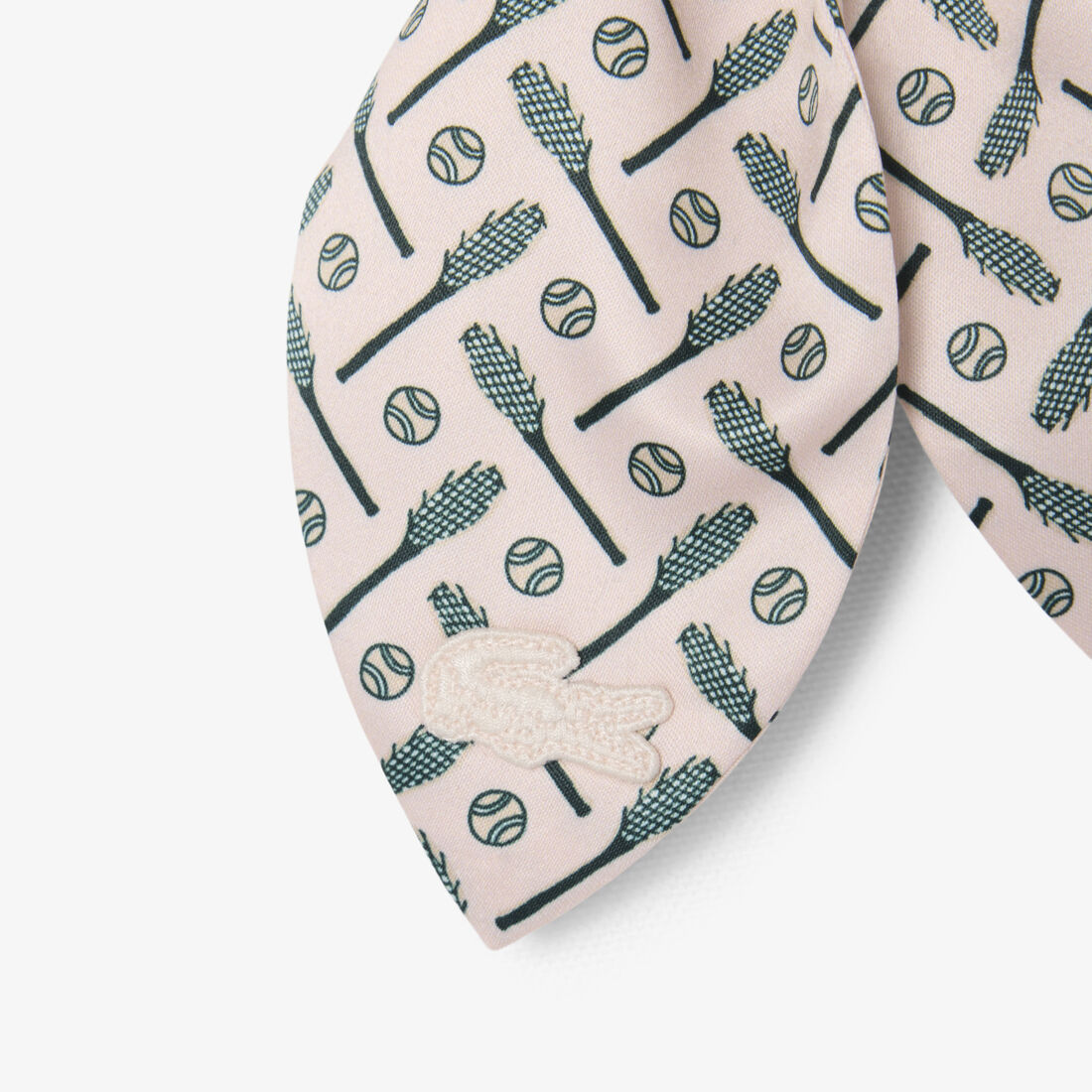 Printed Satin Scrunchie lacoste printed satin scrunchie