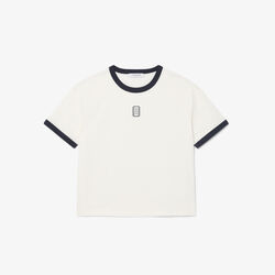 Embroidered Badge Jersey T-shirt