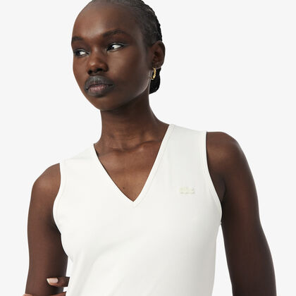 Long Sleeveless Pleated Dress