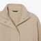 lacoste mid length water repellent oversized parka