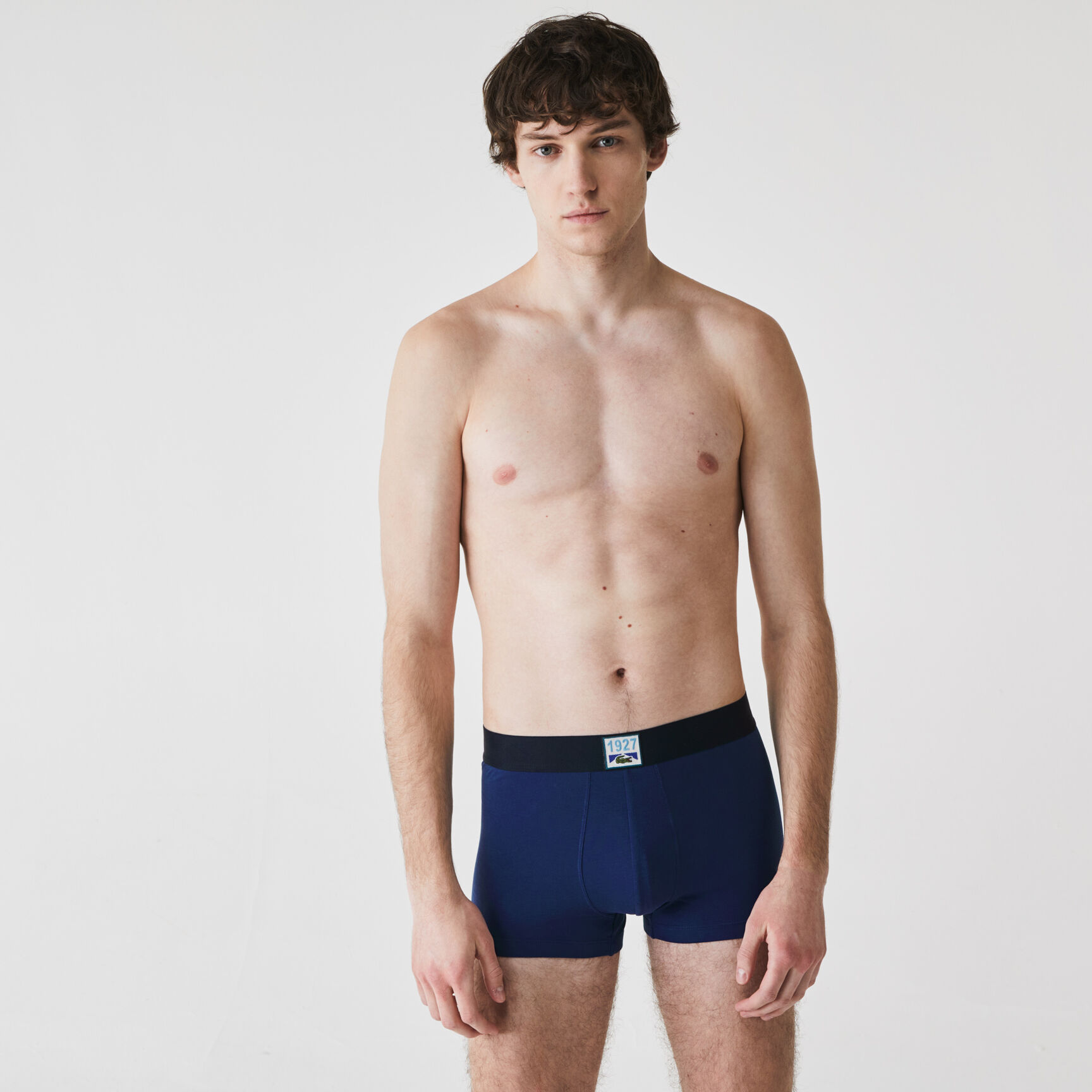 سروال داخلي للرجال من القطن المرن مع شارات عبوة 3 قطع سروال داخلي للرجال من القطن المرن مع شارات عبوة 3 قطع