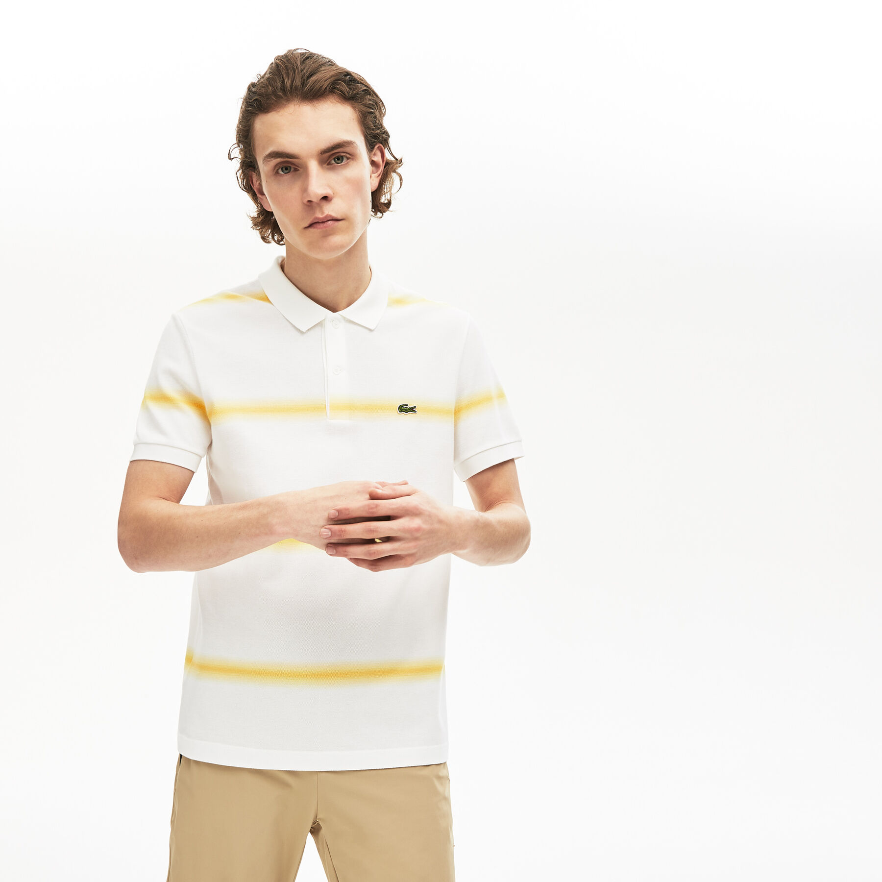 Men's Lacoste Made in France Regular Fit Cotton Piqué Polo Shirt men s lacoste made in france regular fit cotton piqu polo shirt