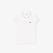 Scalloped Collar Mini Pique Polo Shirt