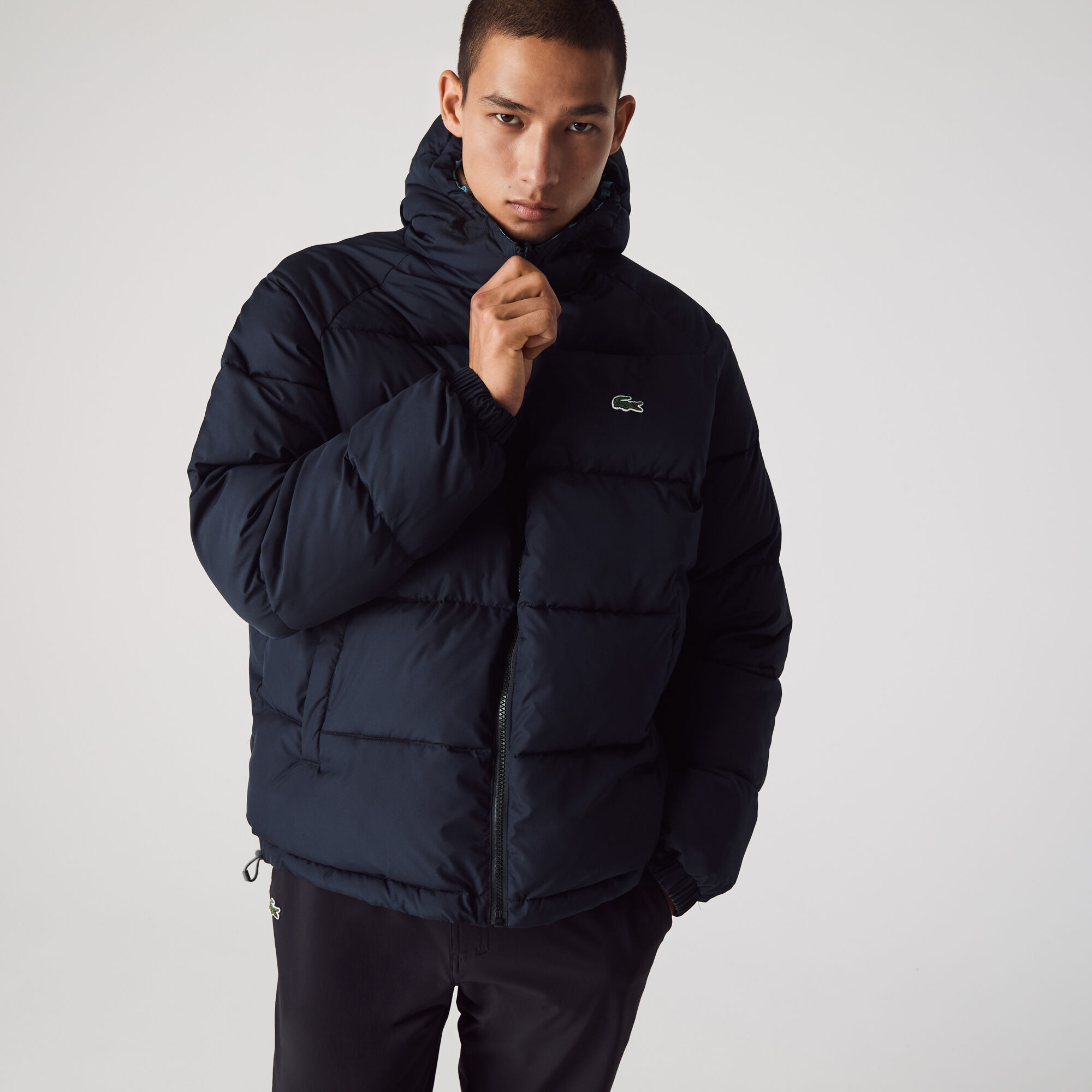 Lacoste men's reversible jacket shop