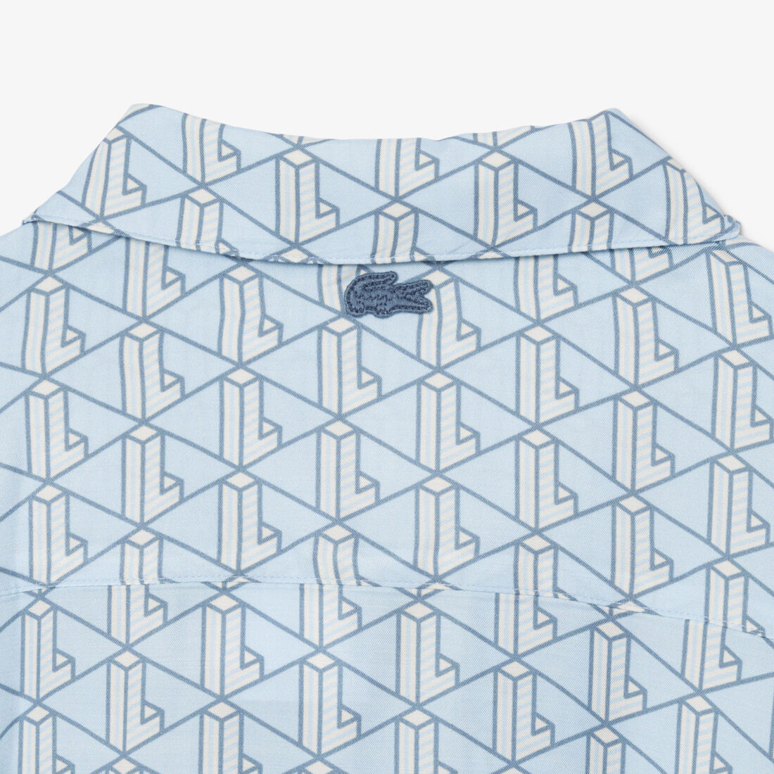 Oversized Monogram Print Shirt Oversized Monogram Print Shirt