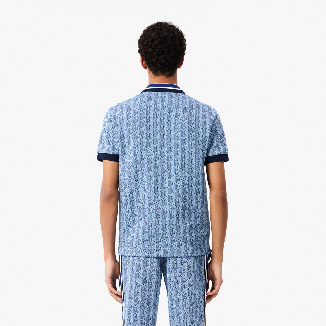 Classic Fit Monogram Jacquard Polo Shirt Classic Fit Monogram Jacquard Polo Shirt