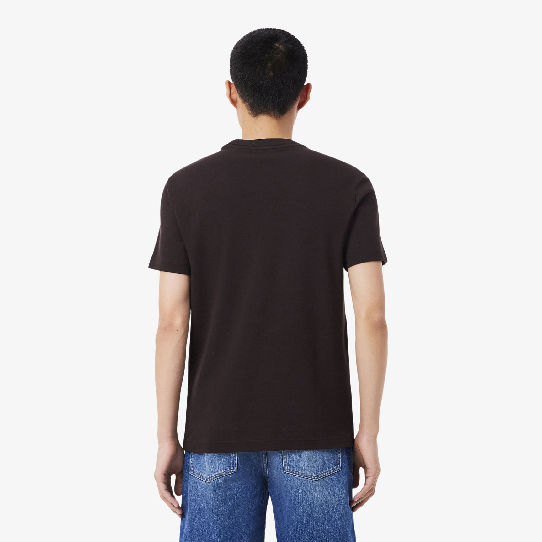 Stretch Pique Stripe Collar T-shirt Stretch Pique Stripe Collar T-shirt