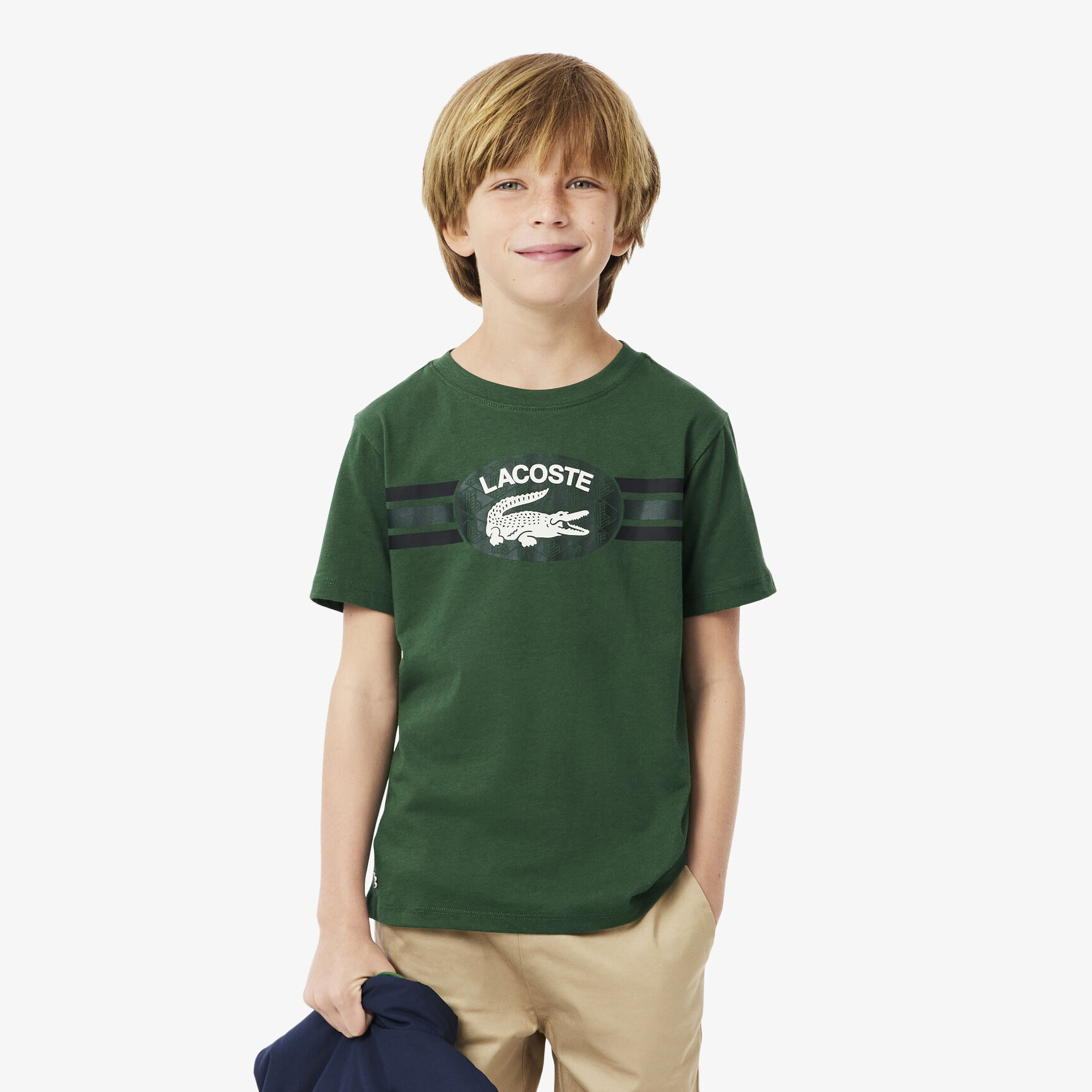 Monogram Print Cotton T-shirt Monogram Print Cotton T-shirt