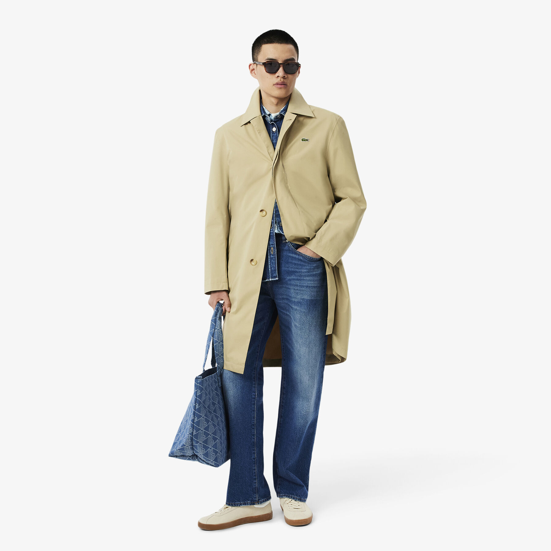 XXL Summer Pack Jacquard Motif Tote lacoste xxl summer pack jacquard motif tote