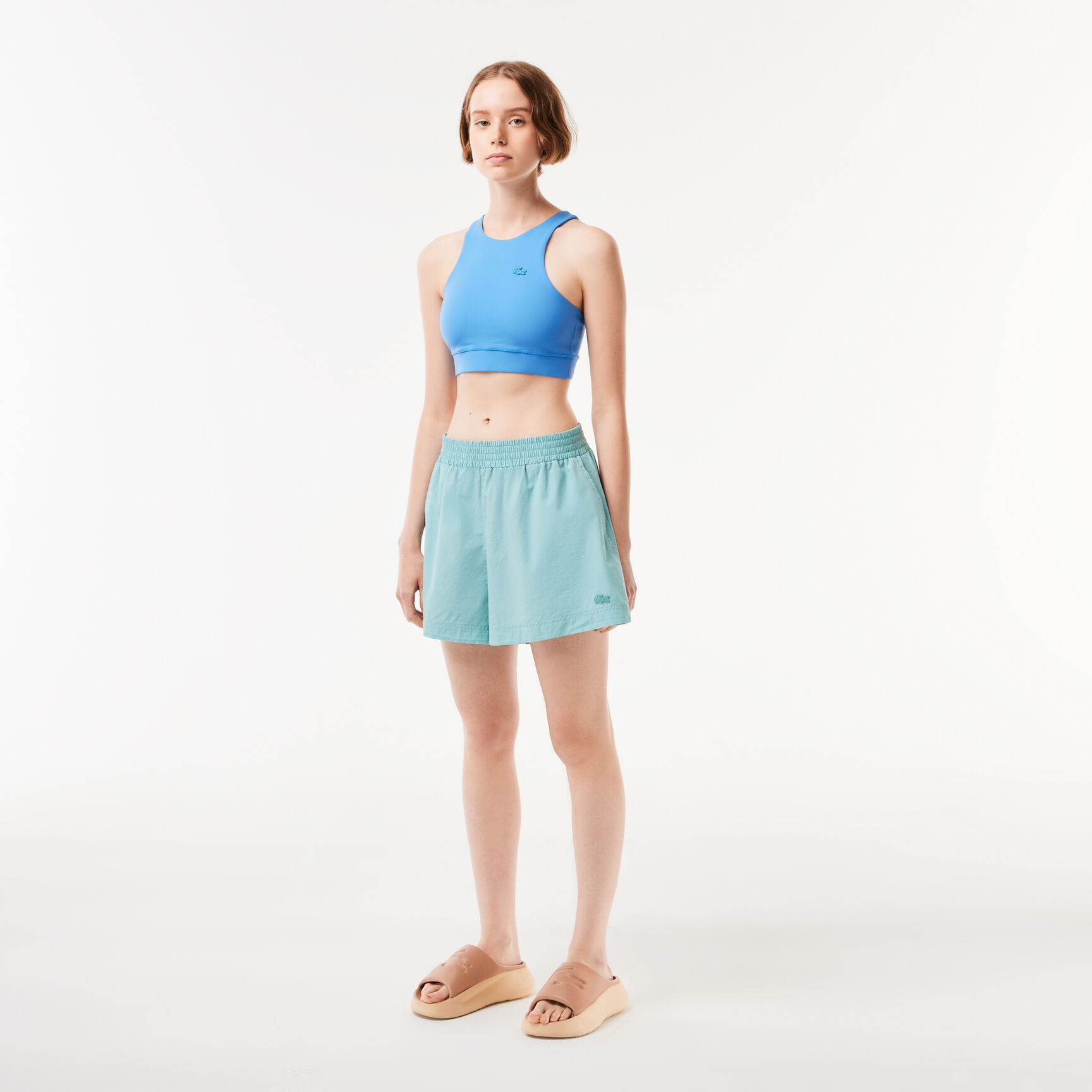 Women's Lacoste Cotton Poplin Shorts