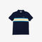 boys  lacoste contrast striped cotton piqu  polo