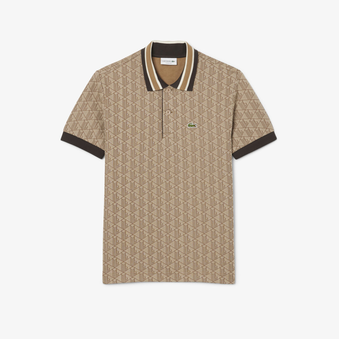 Classic Fit Monogram Jacquard Polo Shirt Classic Fit Monogram Jacquard Polo Shirt