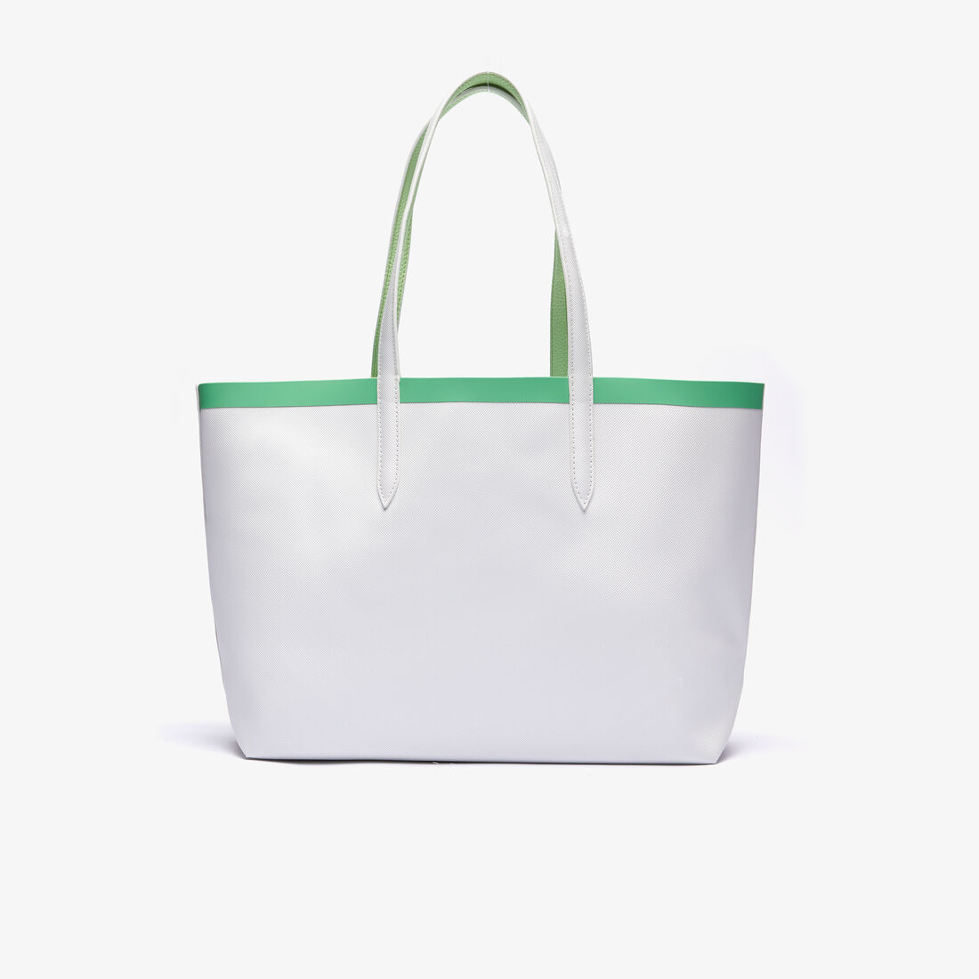 Women's Anna Reversible Contrast Band Coated Canvas Tote Bag Women's Anna Reversible Contrast Band Coated Canvas Tote Bag