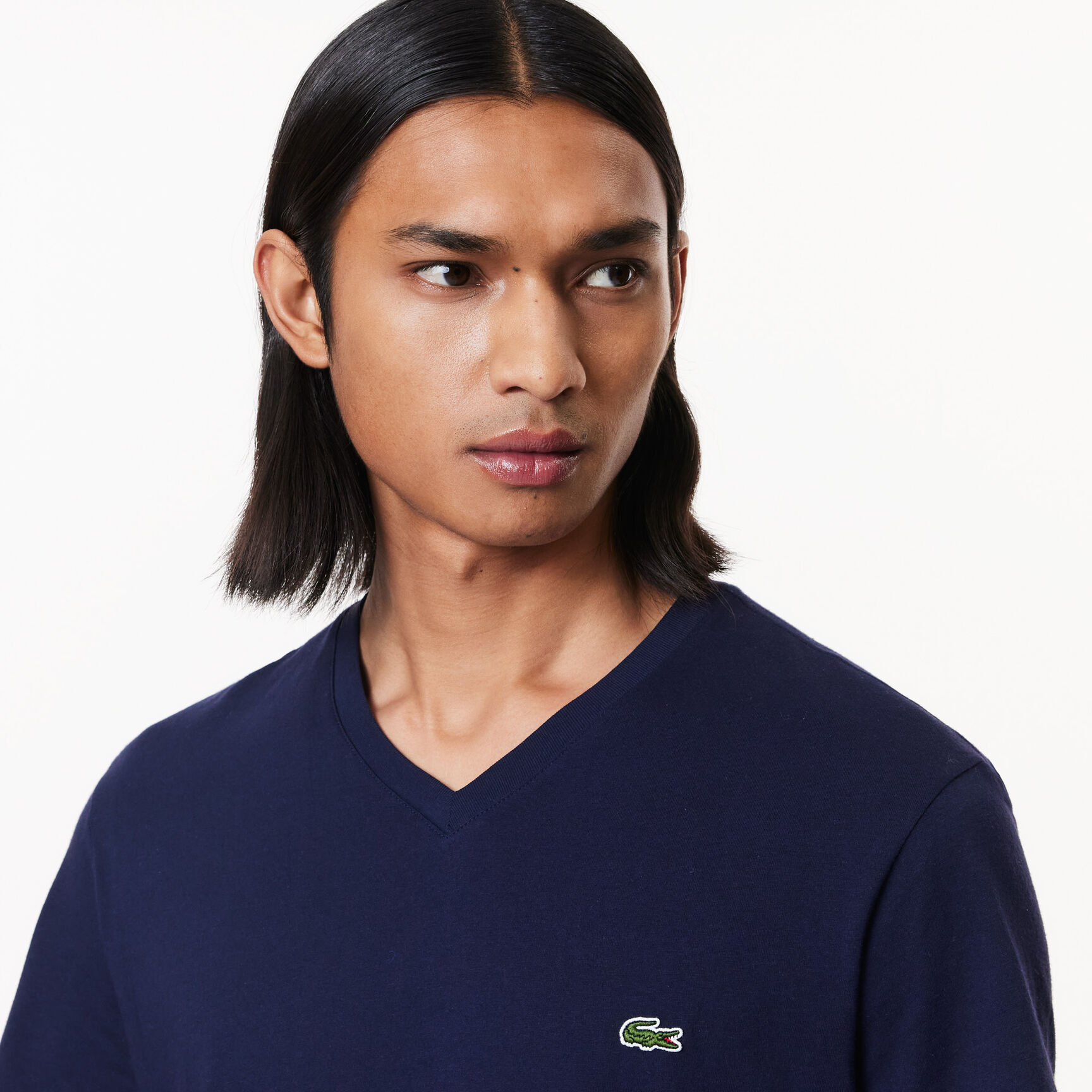 تيشيرت قطن بفتحة رقبة حرف V للرجال تيشيرت قطن بفتحة رقبة حرف V للرجال