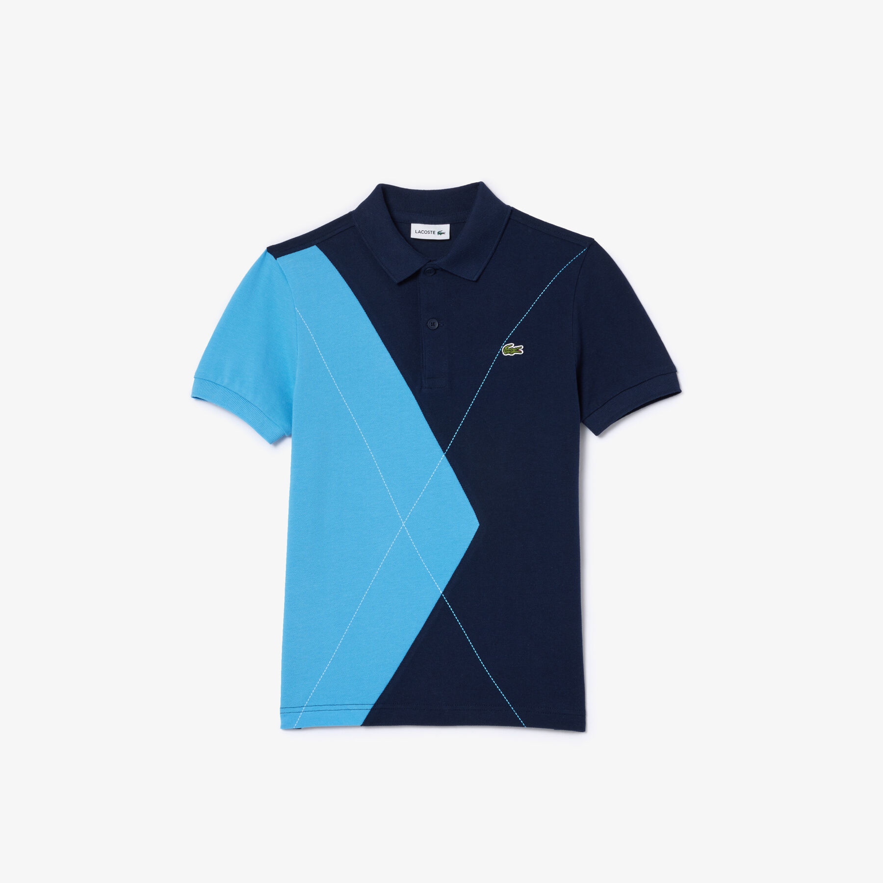 Argyle Motif Pique Polo Shirt lacoste argyle motif pique polo shirt