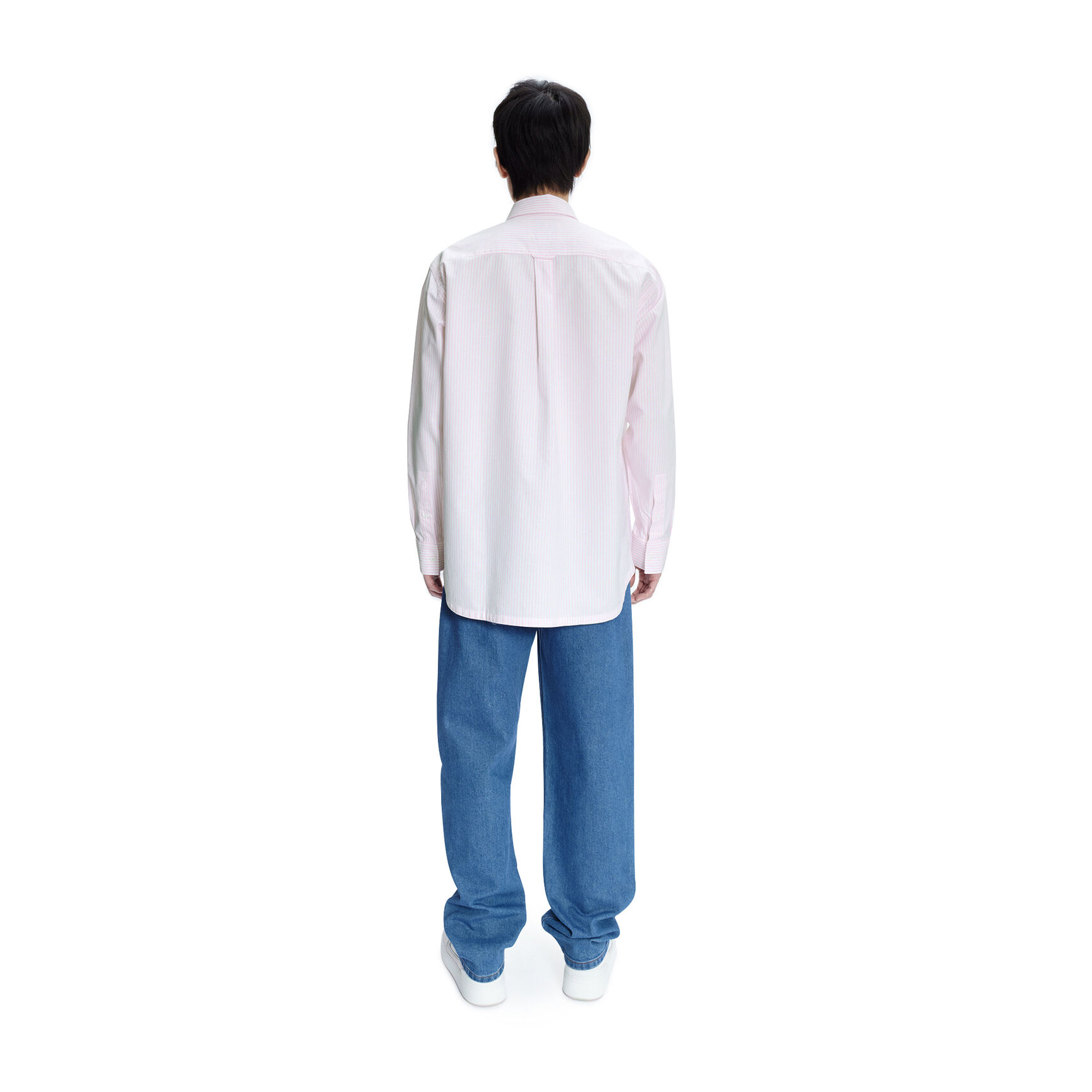 بنطال جينز بخصر منخفض للجنسين مجموعة Lacoste x A.P.C.&lrm;