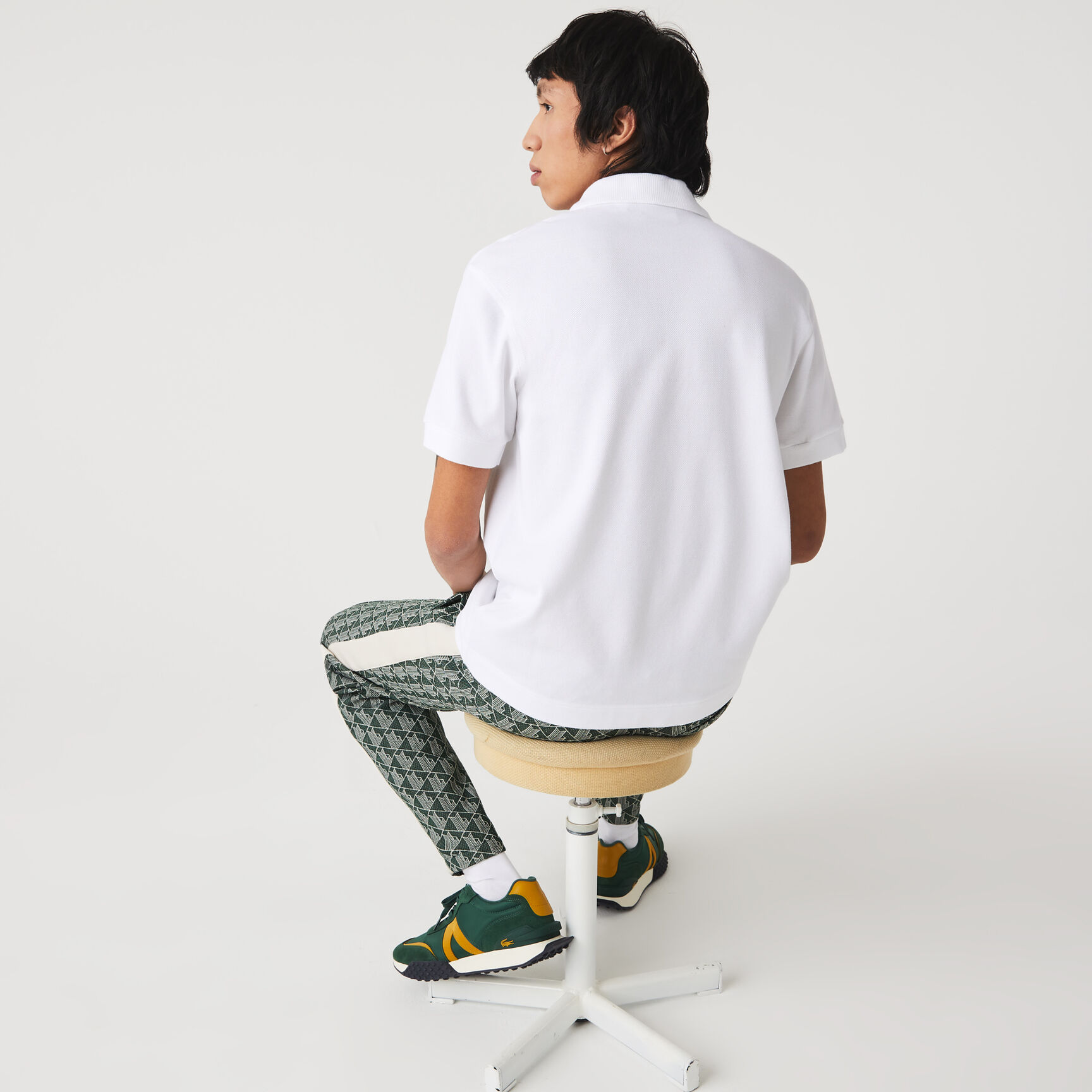 Men's Lacoste Made in France Classic Fit Organic Cotton Polo Shirt Men's Lacoste Made in France Classic Fit Organic Cotton Polo Shirt