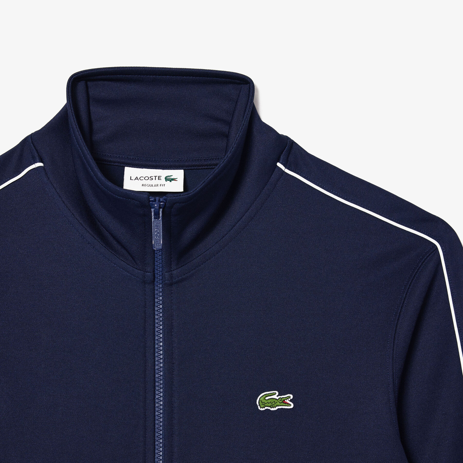 Paris Pique Zip Front Track Jacket lacoste paris pique zip front track jacket
